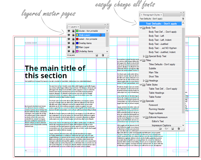 We make professional printing templates